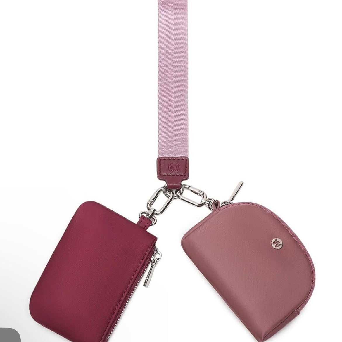 Dual pouch wristlet