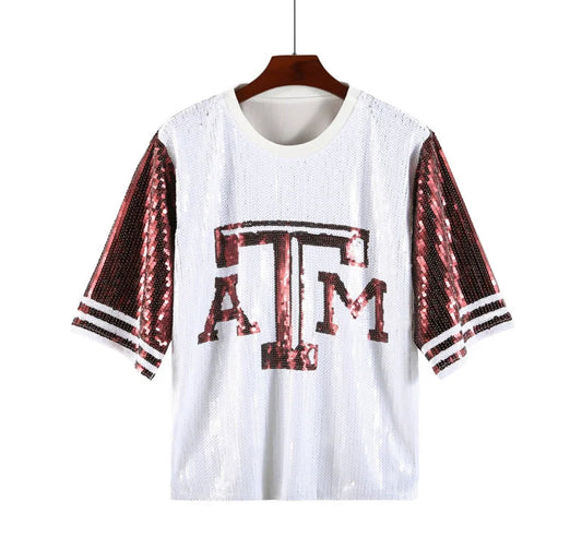 A&M Sequin top