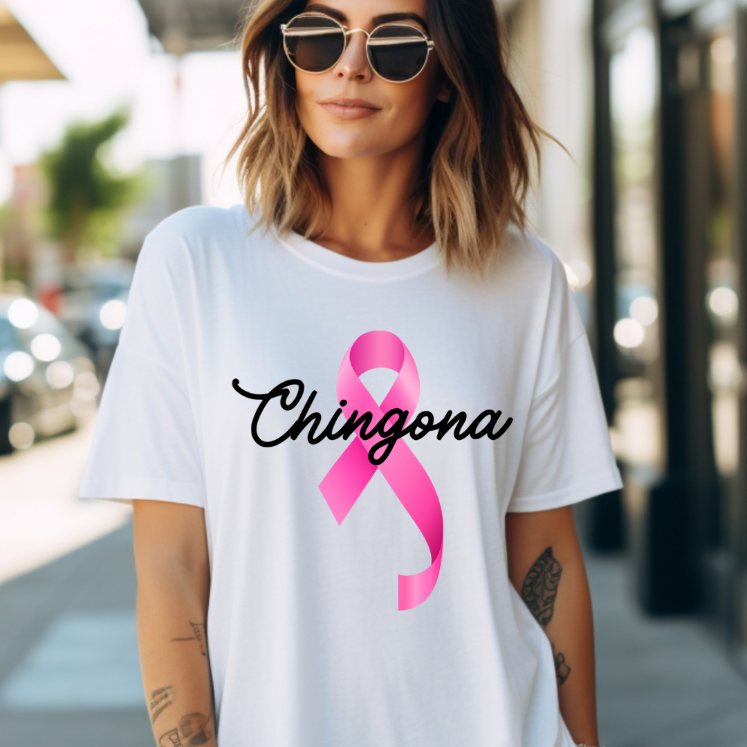 Chingona Breast Cancer Tee