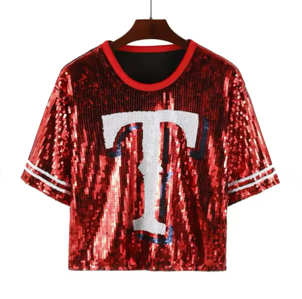 Tech sequin top