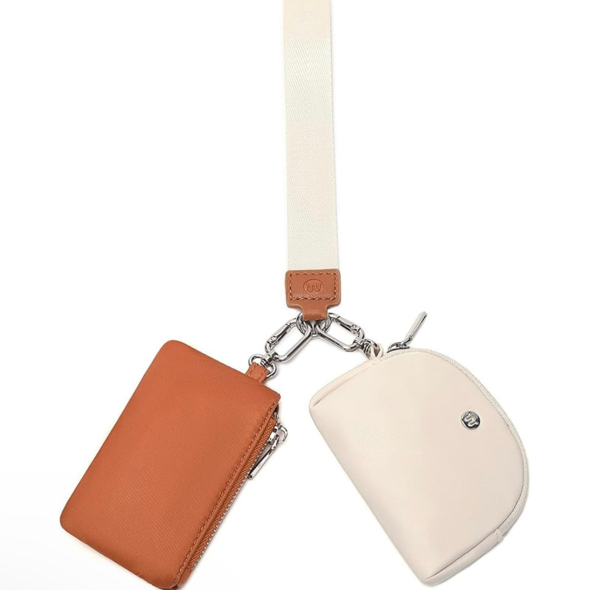 Dual pouch wristlet