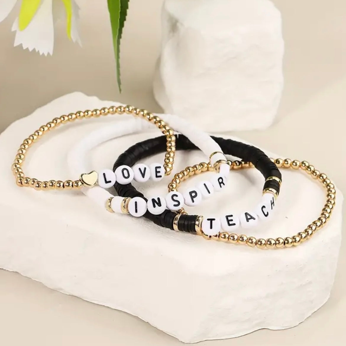 Teach bracelet 4 piece set