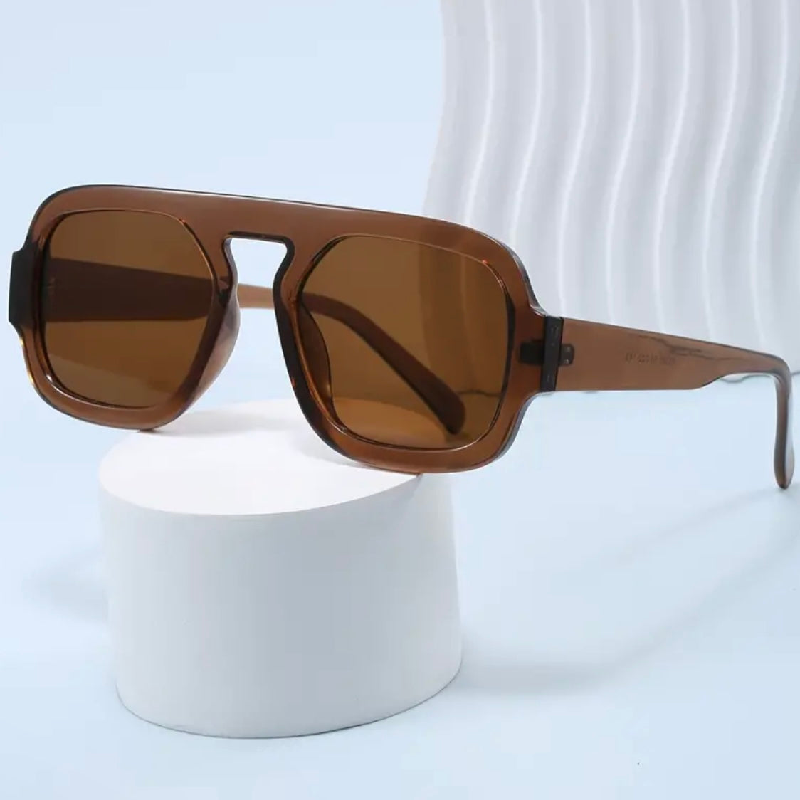 Beary Brown Aviator Sunglasses