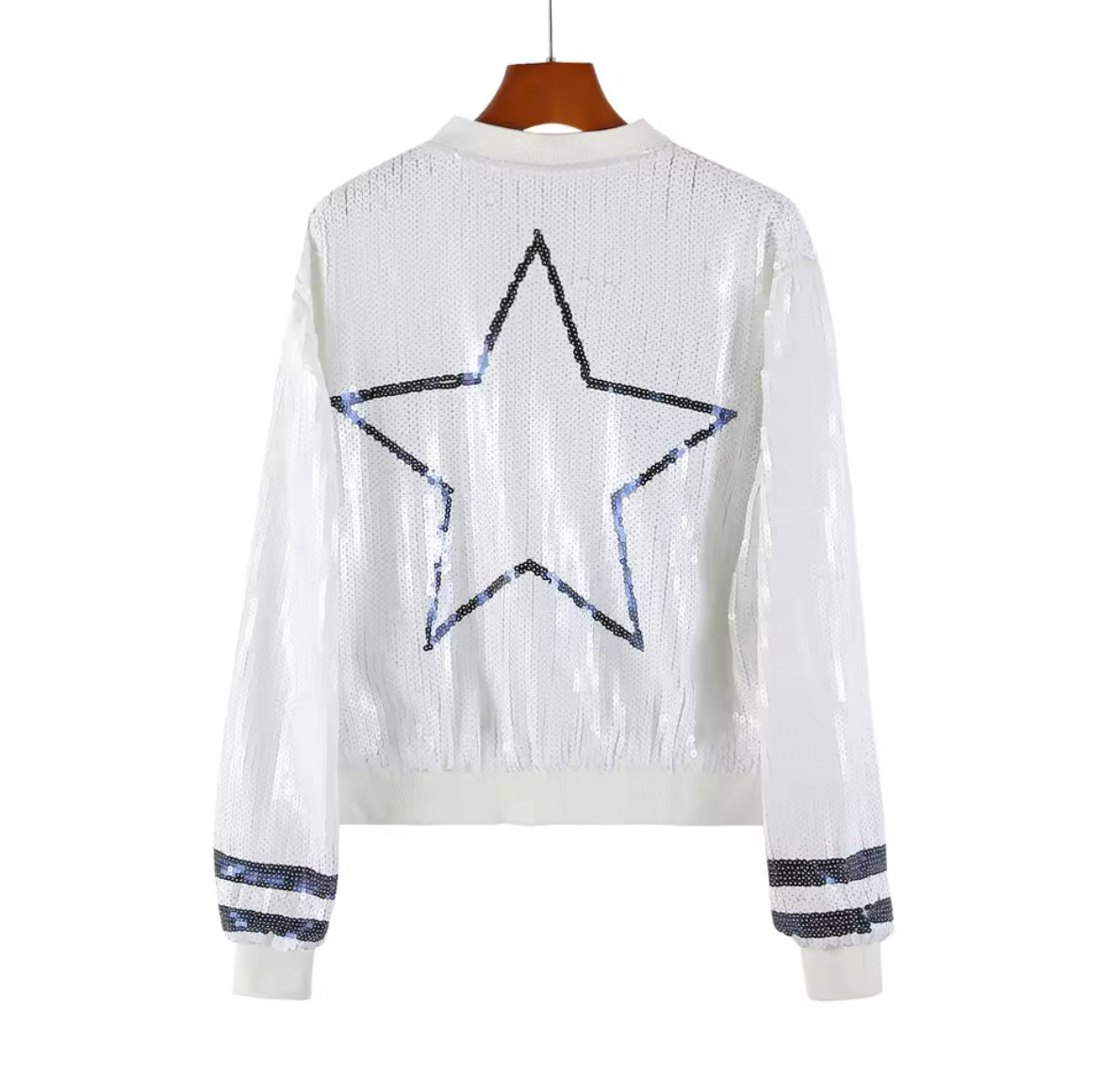 Cowboys Sequin bomber jacket