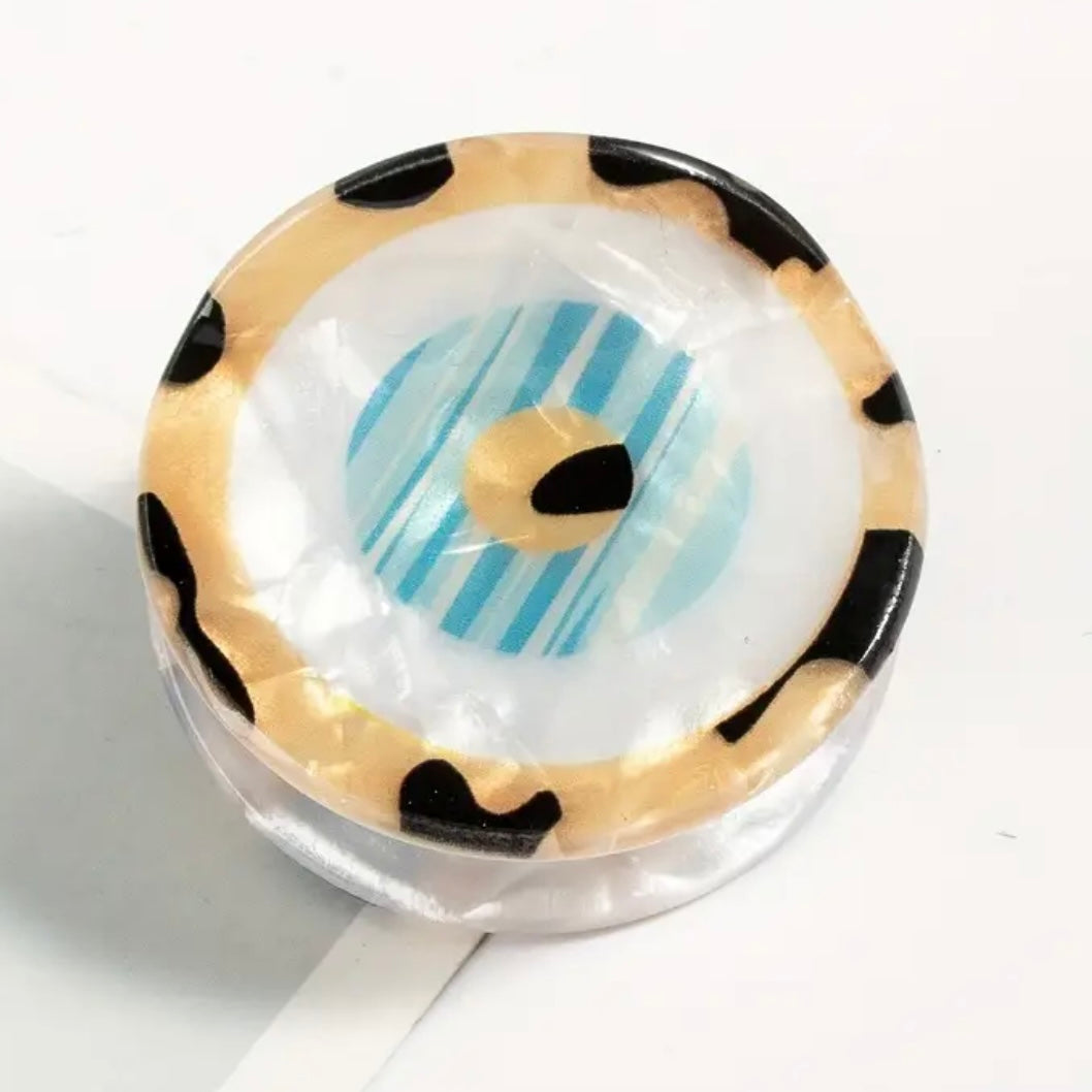 Round ojo hair clip